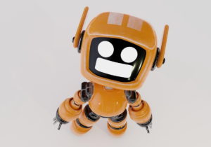 Orange Robot 3D Model