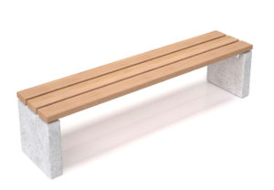 Outdoor Bench Free 3D Model