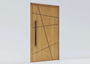 Outside Panel Door 3D Model