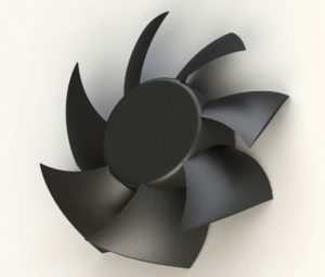 Plastic PC Fan 3D Model