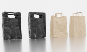 Plastic Papers Bags 3D Model