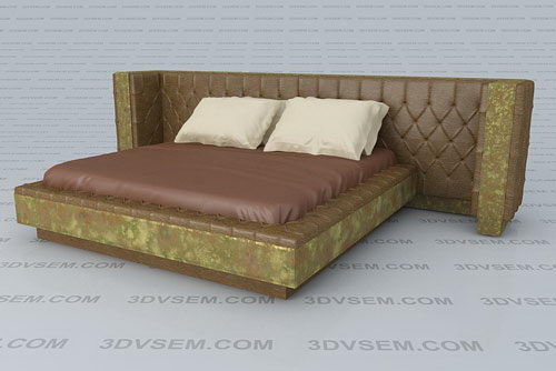 Queen Headboard Double Bed