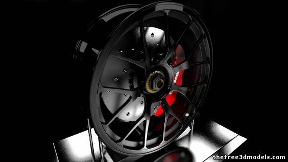 Racing Rims 3d model