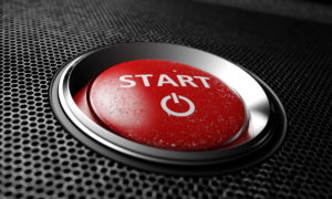 Red Start Button 3D Model