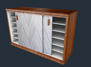 Shoes Cabinet 3D Model