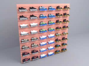 Shoes Racks 3D Model