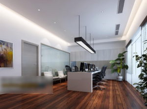 Small Open Office Free 3D Interior Scene