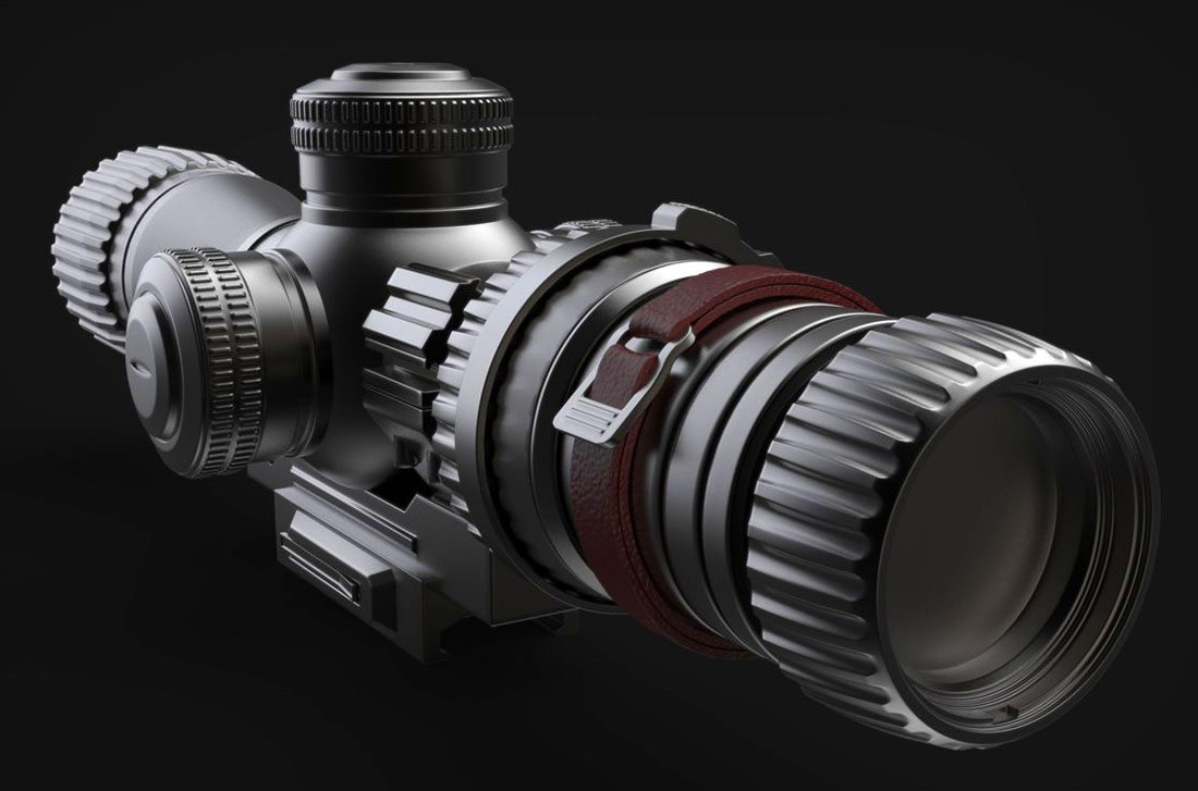 Sniper Scope 3D Model