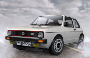 Volkswagen Golf MK I GTI 3D Model