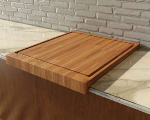 Wooden Chopping Board 3D Model