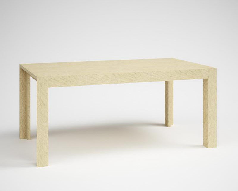 Wooden Coffee Table 3D Model