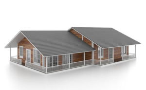 Wooden House 3D Model