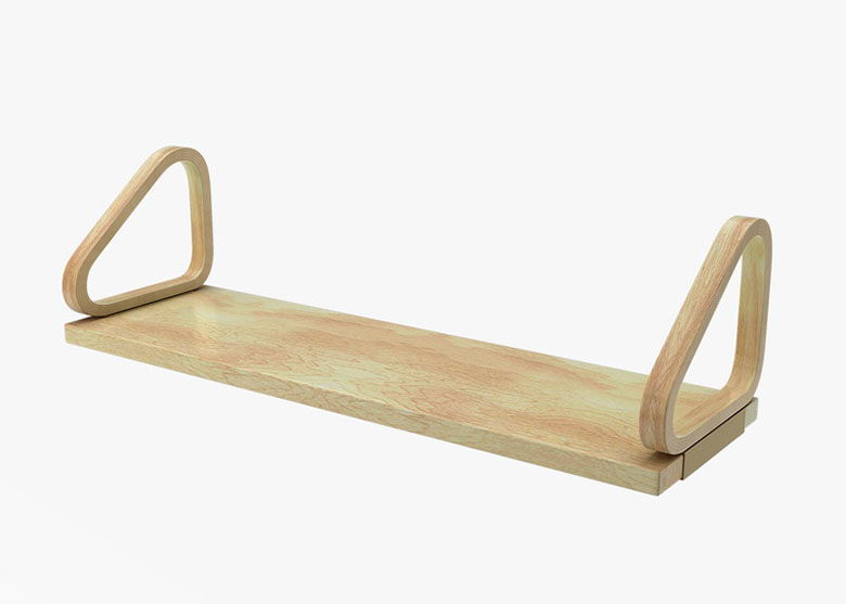 Wooden Wall Shelf 3D Model