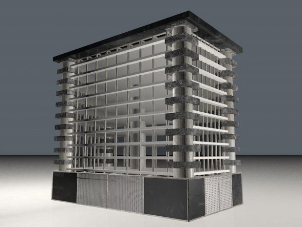 Sky Scraper 3D Model