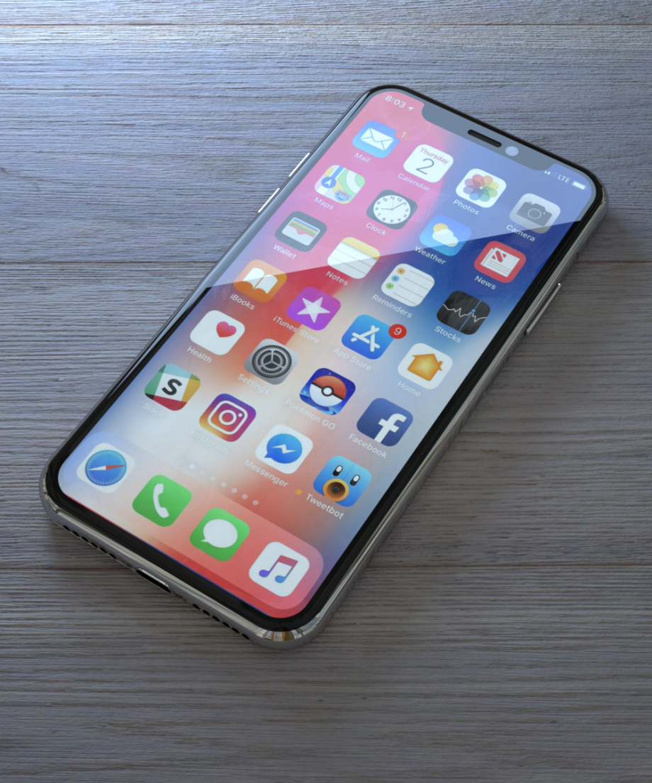 Iphone X 3D Model